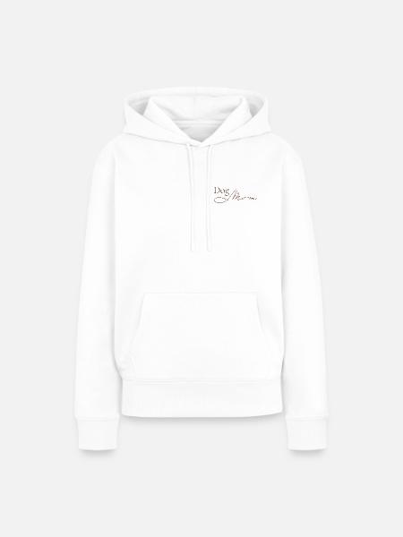 Hundemama ist viel mehr als ein Wort - Frauen Premium Bio Hoodie - Weiß