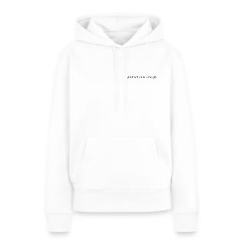 Schützen Sie Ihr Energie-Zen-Angebot - Frauen Premium Bio Hoodie - Weiß - Vorne - Julia (174cm)