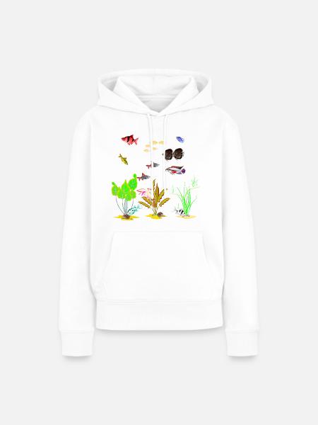 My Fish Tank 3 - Frauen Premium Bio Hoodie - Weiß