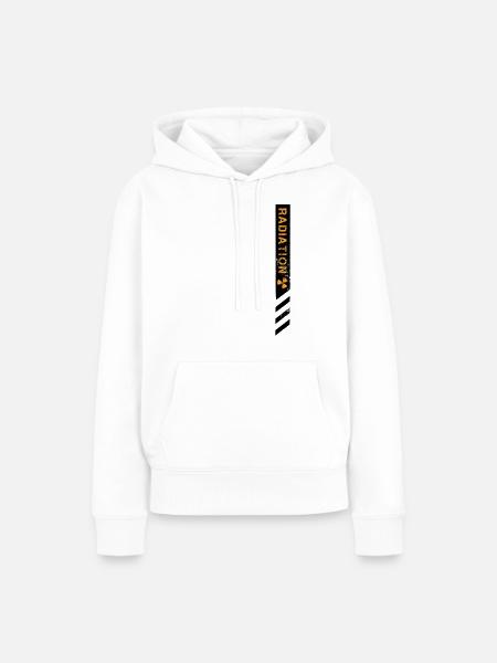 Strahlungsbanner - Frauen Premium Bio Hoodie - Weiß
