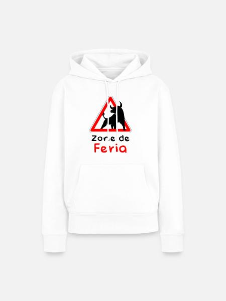 Feria-Gebiet - Frauen Premium Bio Hoodie - Weiß