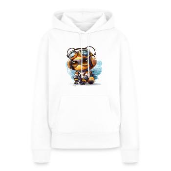 Summender Champion - Frauen Premium Bio Hoodie - Weiß - Vorne - Julia (174cm)