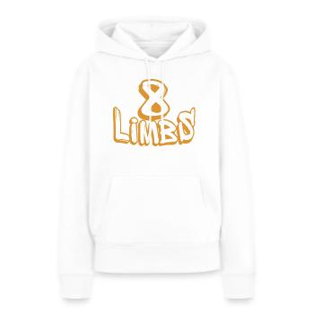 Muay Thaï - Sweat à capuche Premium bio Femme - blanc - Devant - Julia (174cm)