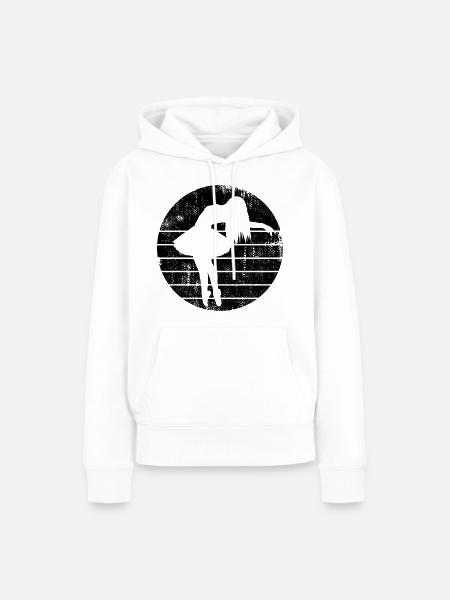 Ballettmädchen - Frauen Premium Bio Hoodie - Weiß