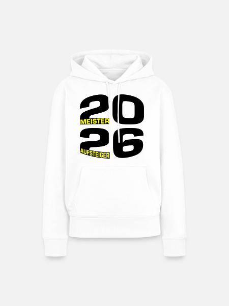 Meister und Aufsteiger 2026 - Frauen Premium Bio Hoodie - Weiß