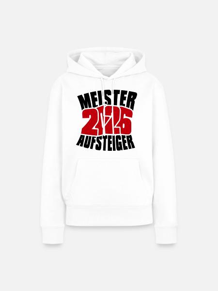 Meister und Aufsteiger 2026  - Frauen Premium Bio Hoodie - Weiß