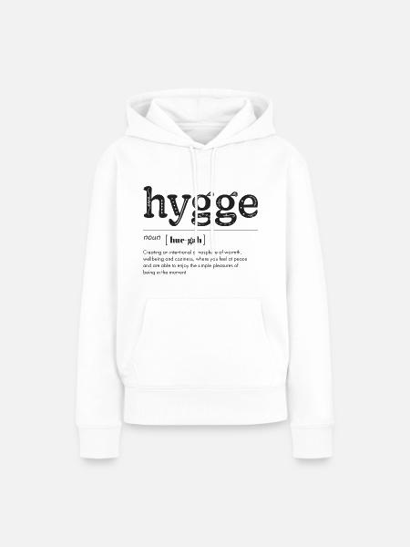 Hygge - Frauen Premium Bio Hoodie - Weiß