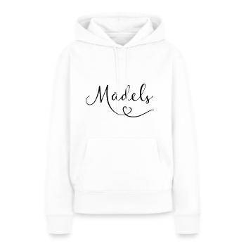 Team Braut / Mädels / JGA Jungesellinnenabschied - Frauen Premium Bio Hoodie - Weiß - Vorne - Julia (174cm)