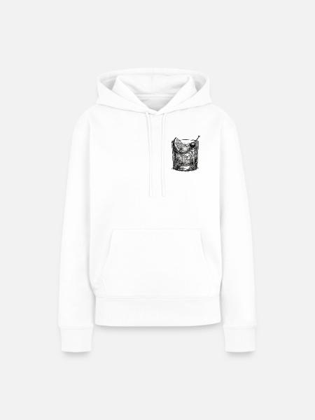 Altmodisch - Frauen Premium Bio Hoodie - Weiß