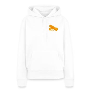 Fischstäbchen - Frauen Premium Bio Hoodie - Weiß - Vorne - Julia (174cm)