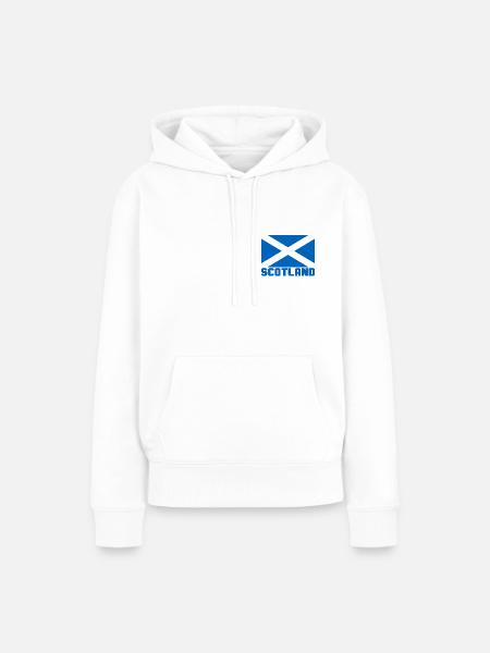 Schottland - Frauen Premium Bio Hoodie - Weiß