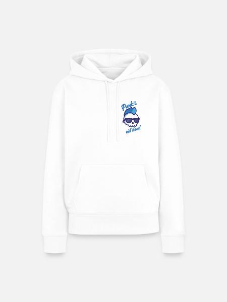 Punks - Frauen Premium Bio Hoodie - Weiß