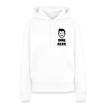 Innigleg - Frauen Premium Bio Hoodie - Weiß - Vorne - Julia (174cm)