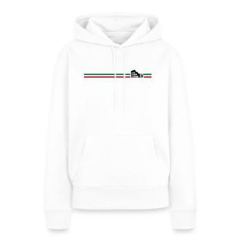 Italien - Kolosseum von Rom - Frauen Premium Bio Hoodie - Weiß - Vorne - Julia (174cm)