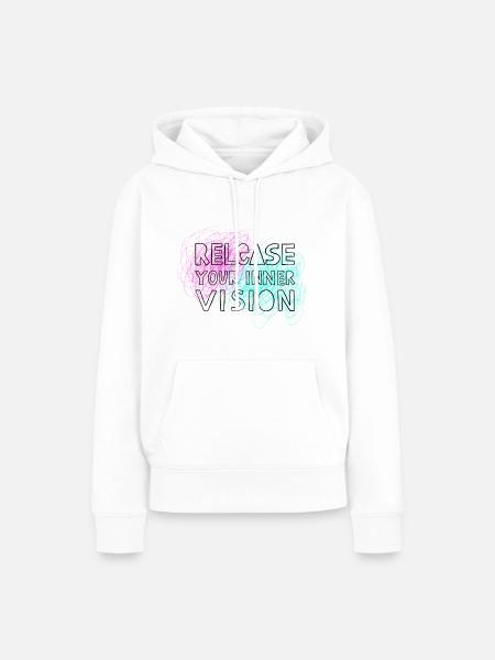 Your Vision - Frauen Premium Bio Hoodie - Weiß