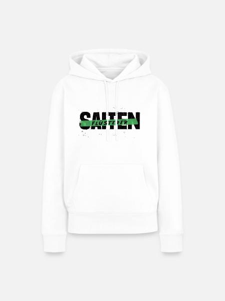 Saiten Flüsterer - Frauen Premium Bio Hoodie - Weiß