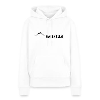 Harder Kulm - Sweat à capuche Premium bio Femme - blanc - Devant - Julia (174cm)