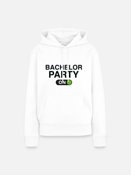 Junggesellenabschied am - Frauen Premium Bio Hoodie - Weiß