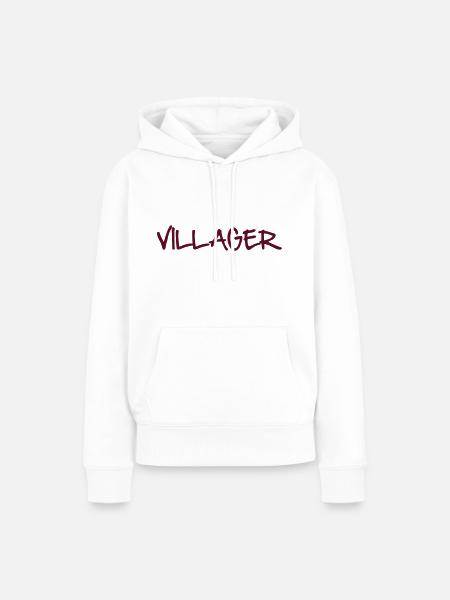 VILLAGER - Frauen Premium Bio Hoodie - Weiß
