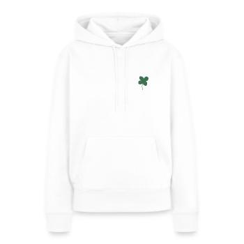 Lucky clover - Women’s Premium Organic Hoodie - white - Front - Julia (174cm)
