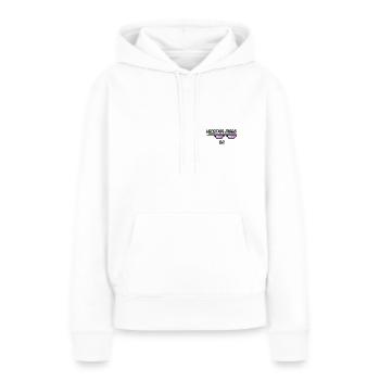Mode vacances sur lunettes de soleil - Sweat à capuche Premium bio Femme - blanc - Devant - Julia (174cm)