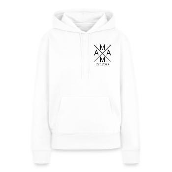 Mama Est. 2027 Mutter seit 2027 Werdende Mama 2027 - Frauen Premium Bio Hoodie - Weiß - Vorne - Julia (174cm)