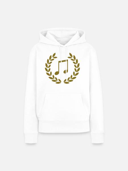 note - Frauen Premium Bio Hoodie - Weiß