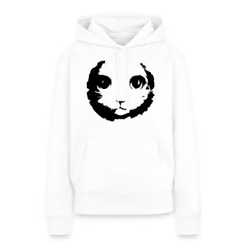 Kitty the cat - Frauen Premium Bio Hoodie - Weiß - Vorne - Julia (174cm)