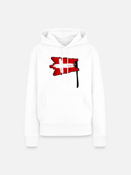 Die Dänen - Frauen Premium Bio Hoodie - Weiß