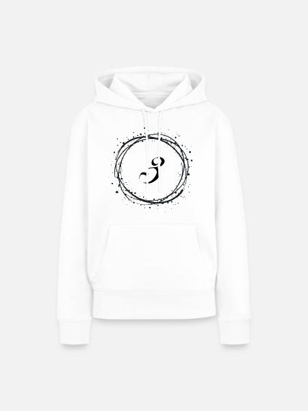 3 - Frauen Premium Bio Hoodie - Weiß