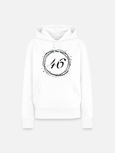 46 - Frauen Premium Bio Hoodie - Weiß