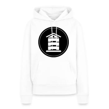 Honig Imker - Frauen Premium Bio Hoodie - Weiß - Vorne - Julia (174cm)