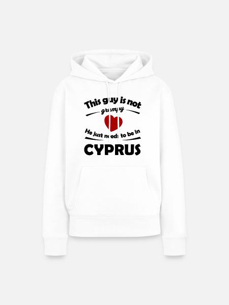 Urlaub in Zypern - Frauen Premium Bio Hoodie - Weiß