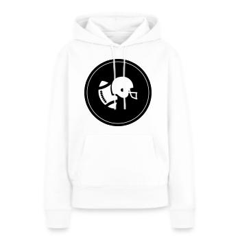 Football Icon - Frauen Premium Bio Hoodie - Weiß - Vorne - Julia (174cm)