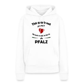 Chez lui dans le Palatinat - Sweat à capuche Premium bio Femme - blanc - Devant - Julia (174cm)