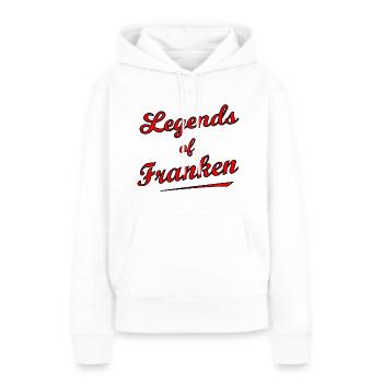 Les légendes de Franconie - Sweat à capuche Premium bio Femme - blanc - Devant - Julia (174cm)