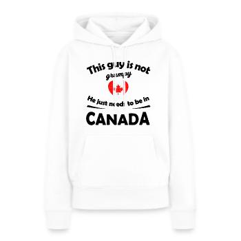 Die Ferien in Kanada - Frauen Premium Bio Hoodie - Weiß - Vorne - Julia (174cm)