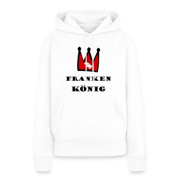 Le roi de Franconie - Sweat à capuche Premium bio Femme - blanc - Devant - Julia (174cm)