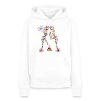 Lustige Ampeln - Frauen Premium Bio Hoodie - Weiß - Vorne - Julia (174cm)