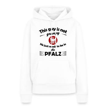Mieux dans le Palatinat - Sweat à capuche Premium bio Femme - blanc - Devant - Julia (174cm)