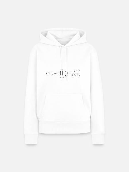 Sinus Produktformel - Frauen Premium Bio Hoodie - Weiß
