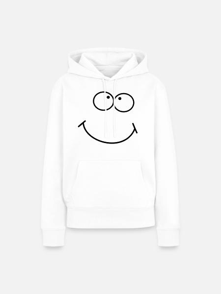 up-Look - Frauen Premium Bio Hoodie - Weiß