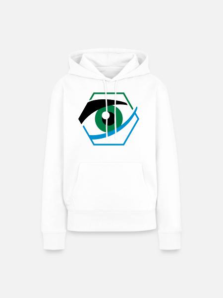 Auge 7d Augenarzt - Frauen Premium Bio Hoodie - Weiß