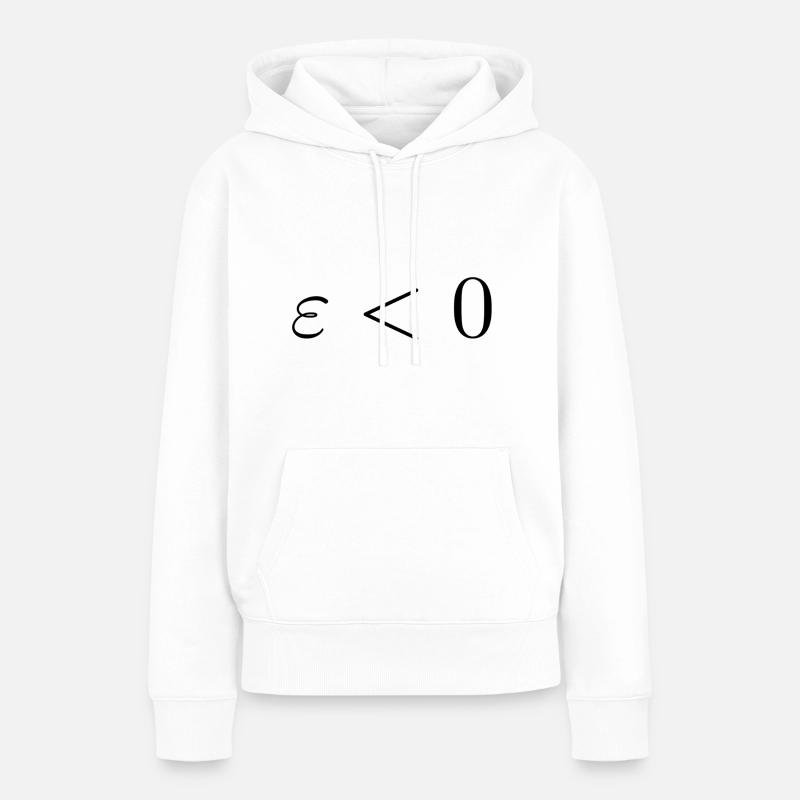 Epsilon - Sweat à capuche Premium bio Femme - blanc