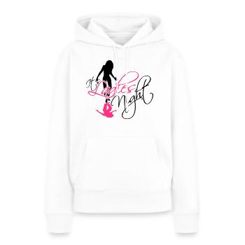 cool its ladies night ausgehen freundinnen party f - Frauen Premium Bio Hoodie - Weiß - Vorne - Julia (174cm)