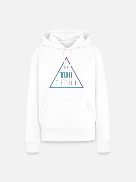 Beautiful Triangle - Frauen Premium Bio Hoodie - Weiß