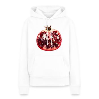 Grenade - Sweat à capuche Premium bio Femme - blanc - Devant - Julia (174cm)