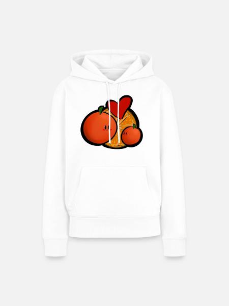 Familie - Frauen Premium Bio Hoodie - Weiß