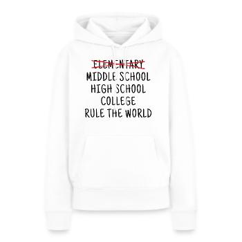 Funny Elementary School Graduation 6th Grade - Women’s Premium Organic Hoodie - white - Front - Julia (174cm)