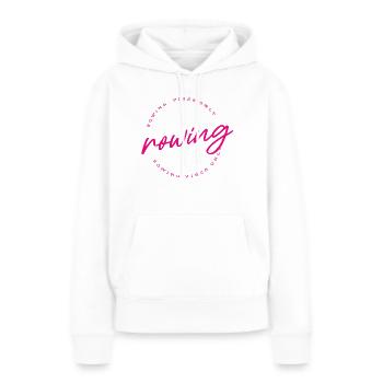 Rowing Vibes Only Slogan - Rowing - Rower - Women’s Premium Organic Hoodie - white - Front - Julia (174cm)